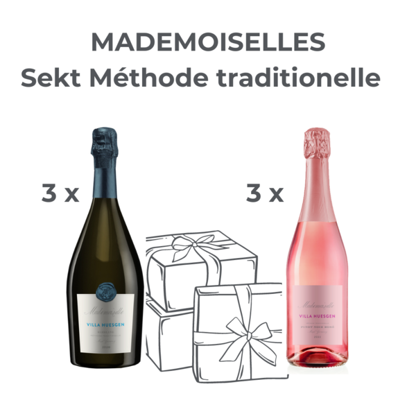 Mademoiselles Sekt Méthode traditionelle Riesling & Pinot Noir Rosé 6 x 0,75l